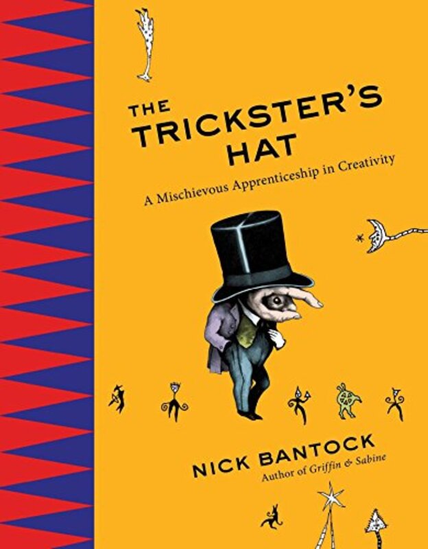 Book cover for "The Trickster's Hat" by Nick Bantock