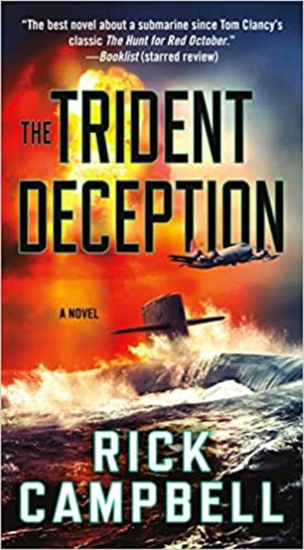 Book cover for "The Trident Deception" by Rick Campbell
