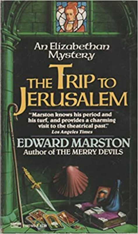 Book cover for "The Trip to Jerusalem" by Edward Marston
