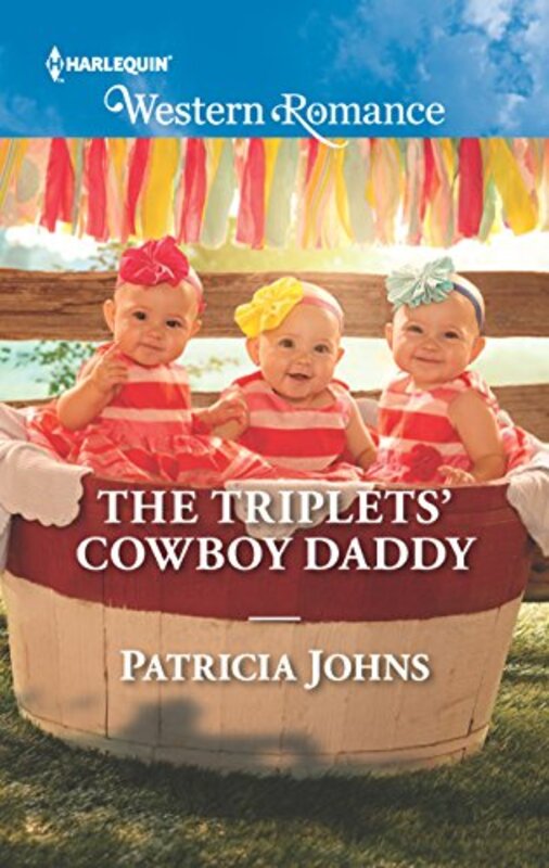 Book cover for "The Triplets' Cowboy Daddy" by Patricia Johns