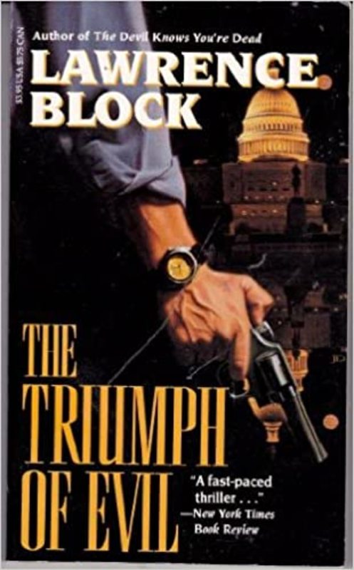 Book cover for "The Triumph of Evil" by Lawrence Block