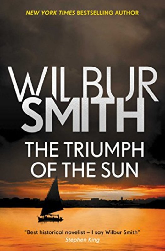 Book cover for "The Triumph of the Sun" by Wilbur Smith