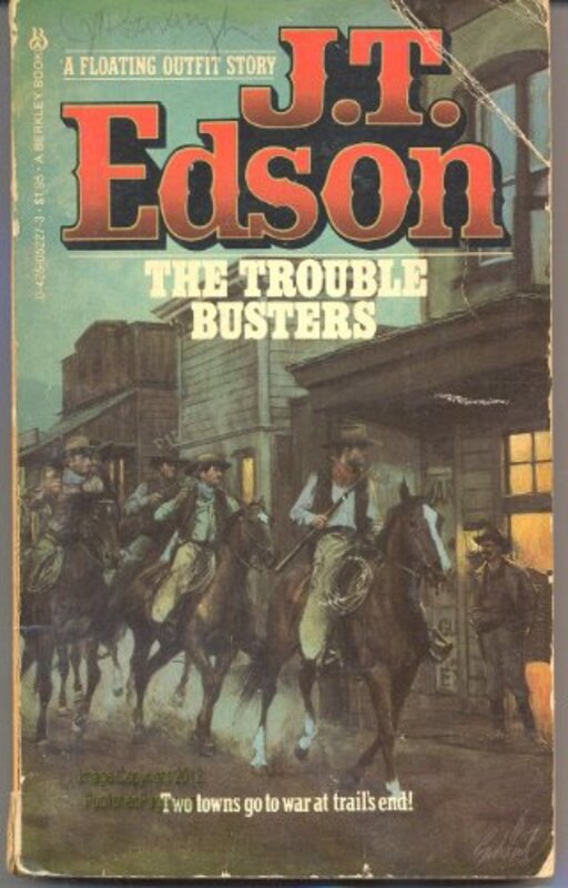Book cover for "The Trouble Busters" by JT Edson