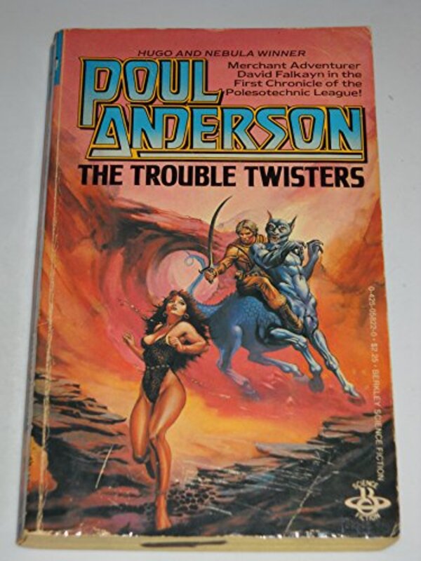 Book cover for "The Trouble Twisters" by Poul Anderson