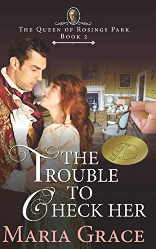Book cover for "The Trouble to Check Her" by Maria Grace