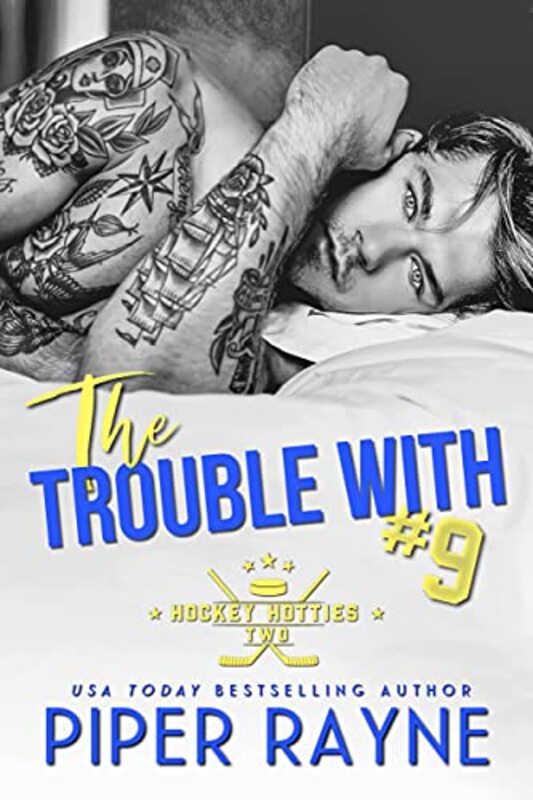 Book cover for "The Trouble with #9" by Piper Rayne