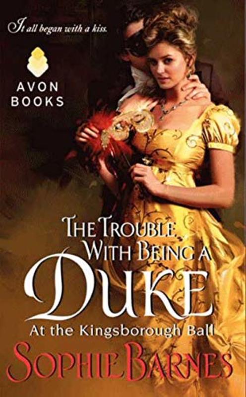 Book cover for "The Trouble with Being a Duke" by Sophie Barnes