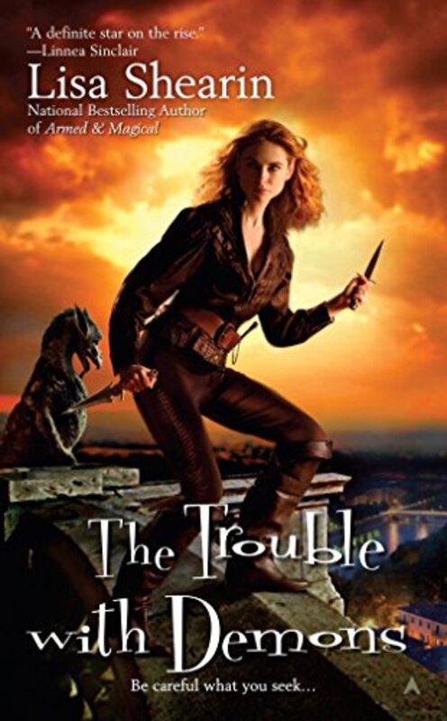 Book cover for "The Trouble with Demons" by Lisa Shearin