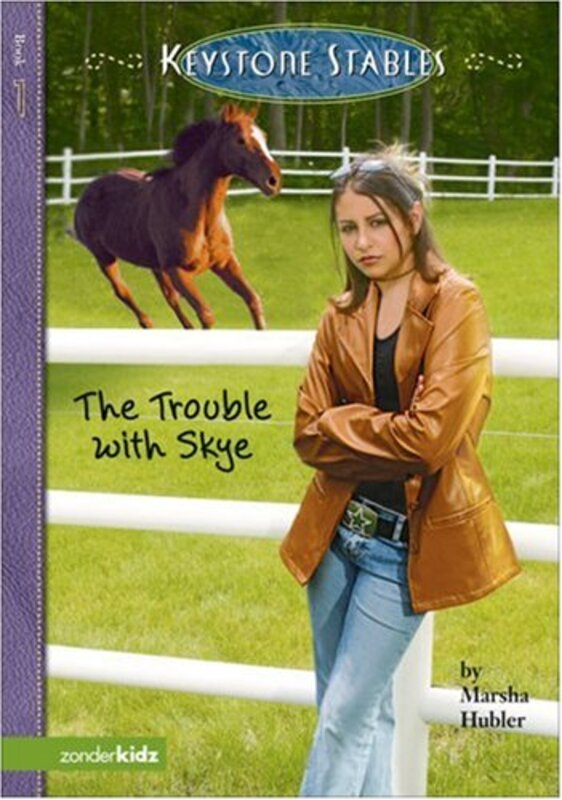 Book cover for "The Trouble with Skye / A Horse to Love" by Marsha Hubler