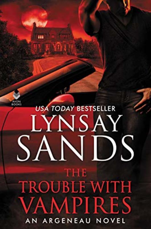 Book cover for "The Trouble with Vampires" by Lynsay Sands