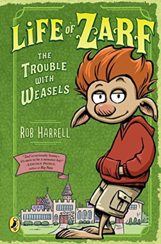 Book cover for "The Trouble with Weasels" by Rob Harrell