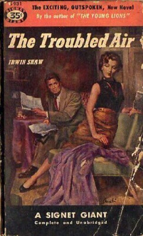 Book cover for "The Troubled Air" by Irwin Shaw