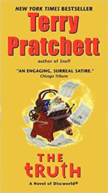 Book cover for "The Truth" by Terry Pratchett