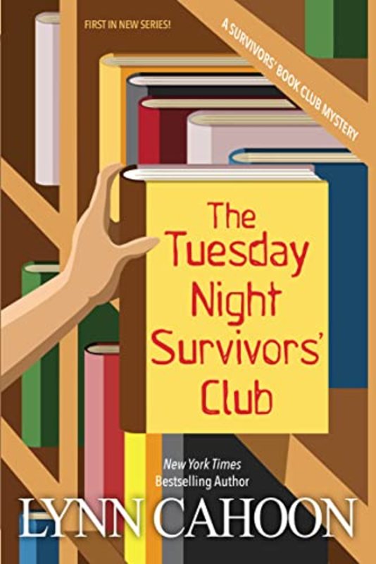 Book cover for "The Tuesday Night Survivors' Club Mystery" by Lynn Cahoon