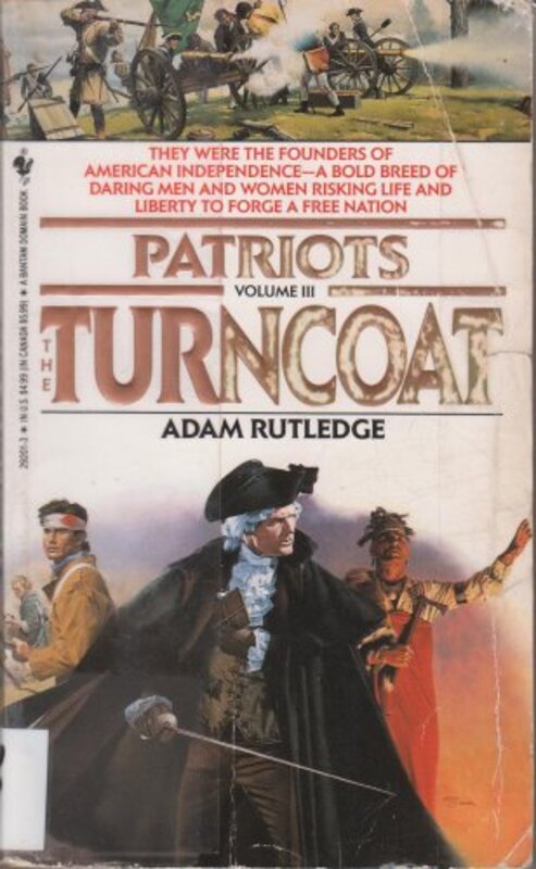 Book cover for "The Turncoat" by Adam Rutledge