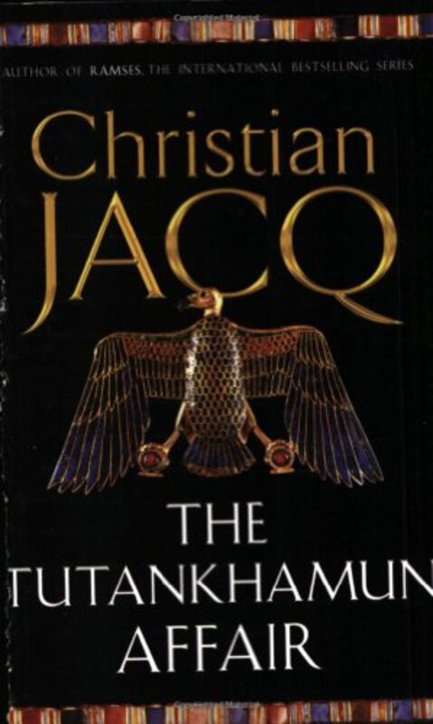 Book cover for "The Tutankhamun Affair" by Christian Jacq