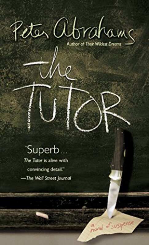 Book cover for "The Tutor" by Peter Abrahams