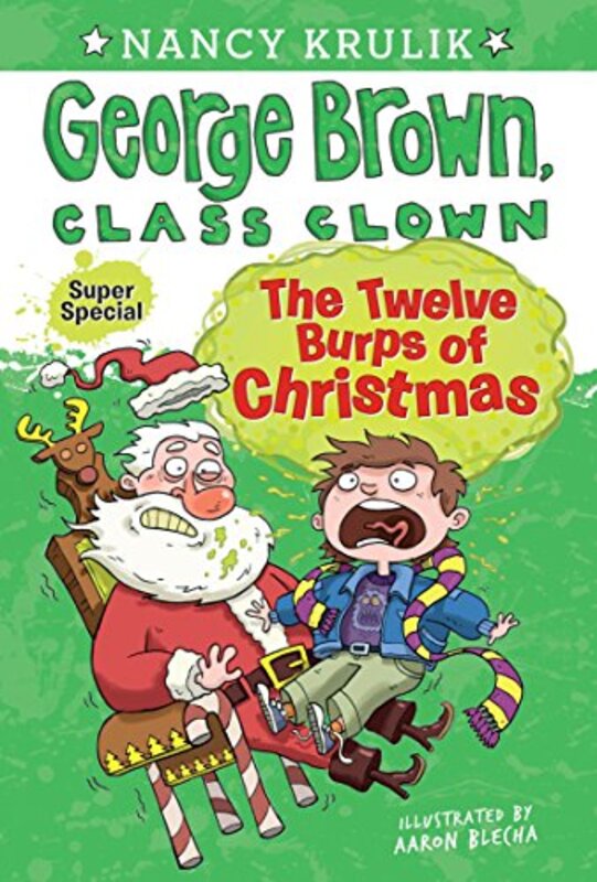Book cover for "The Twelve Burps of Christmas" by Nancy Krulik