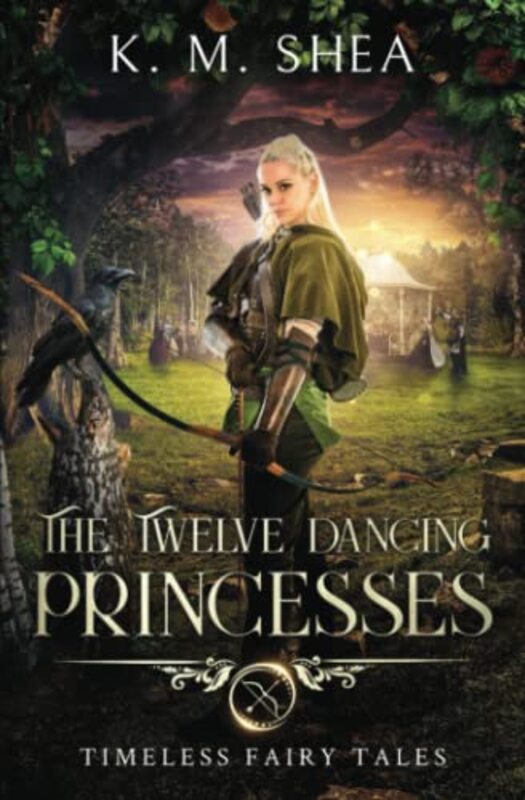 Book cover for "The Twelve Dancing Princesses" by KM Shea