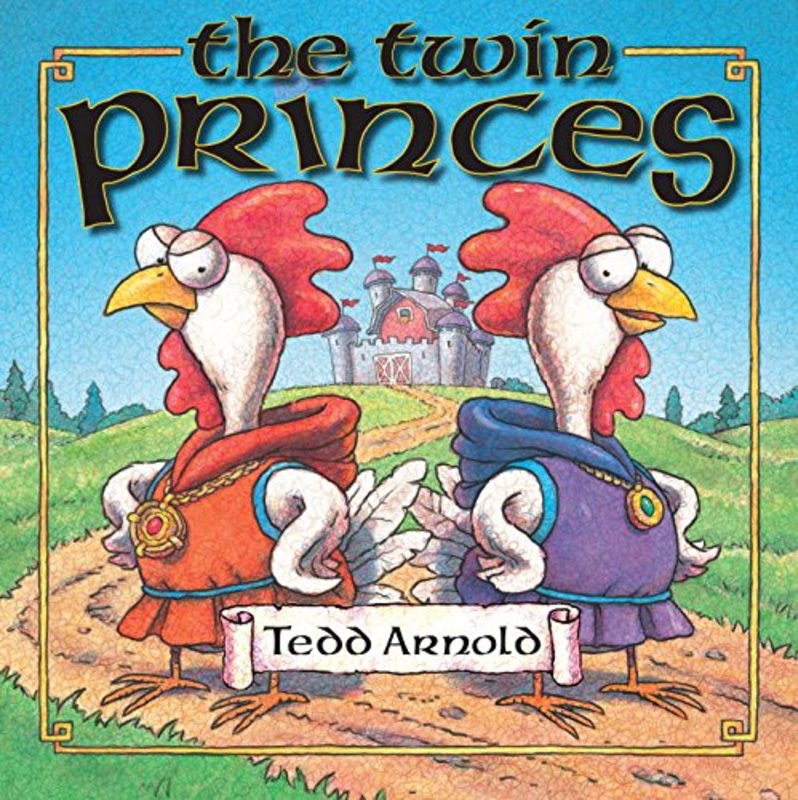 Book cover for "The Twin Princes" by Tedd Arnold