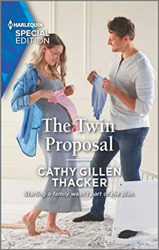 Book cover for "The Twin Proposal" by Cathy Gillen Thacker