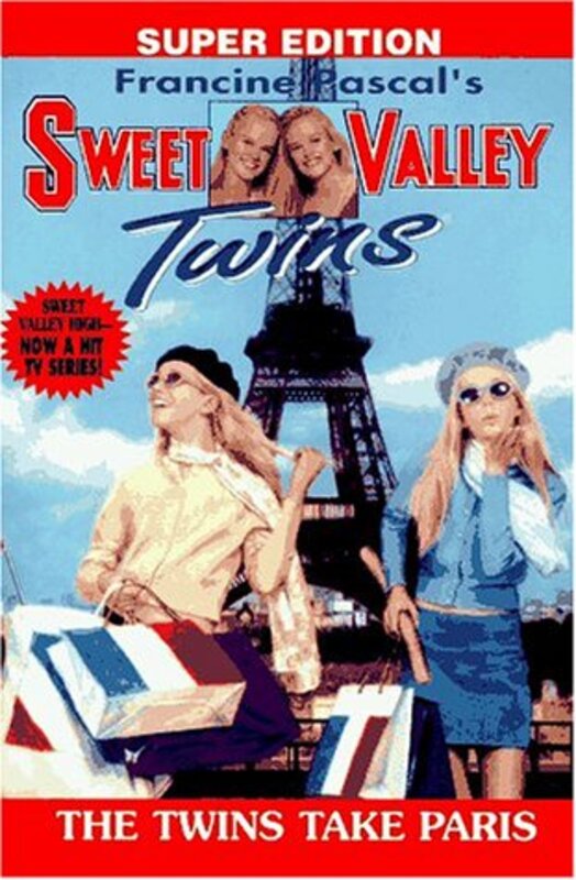 Book cover for "The Twins Take Paris" by Francine Pascal