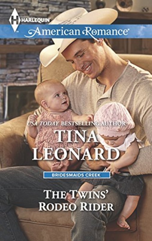 Book cover for "The Twins' Rodeo Rider" by Tina Leonard
