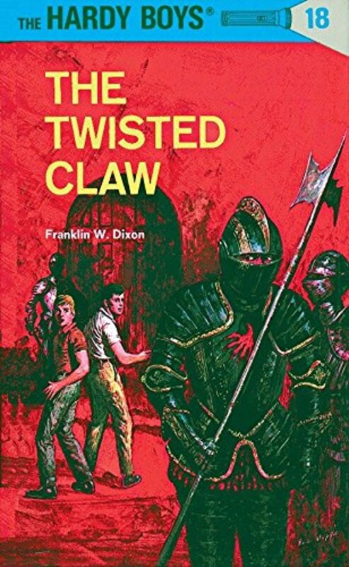Book cover for "The Twisted Claw" by Franklin W Dixon