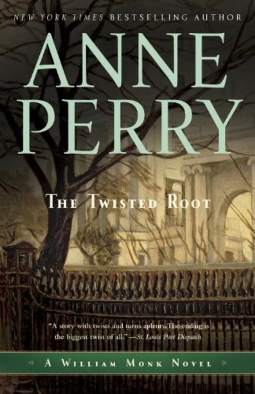 Book cover for "The Twisted Root" by Anne Perry