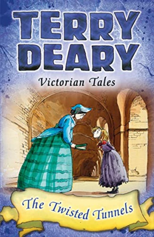 Book cover for "The Twisted Tunnels" by Terry Deary