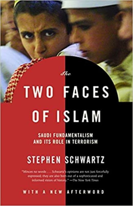 Book cover for "The Two Faces of Islam" by Stephen Schwartz