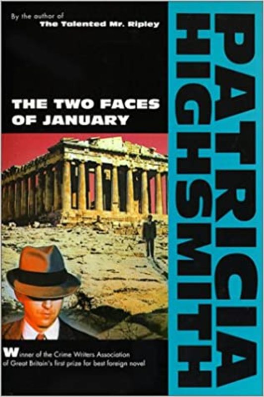 Book cover for "The Two Faces of January" by Patricia Highsmith