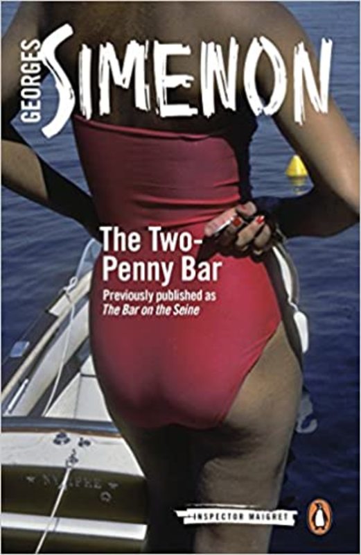 Book cover for "The Two-Penny Bar" by Georges Simenon