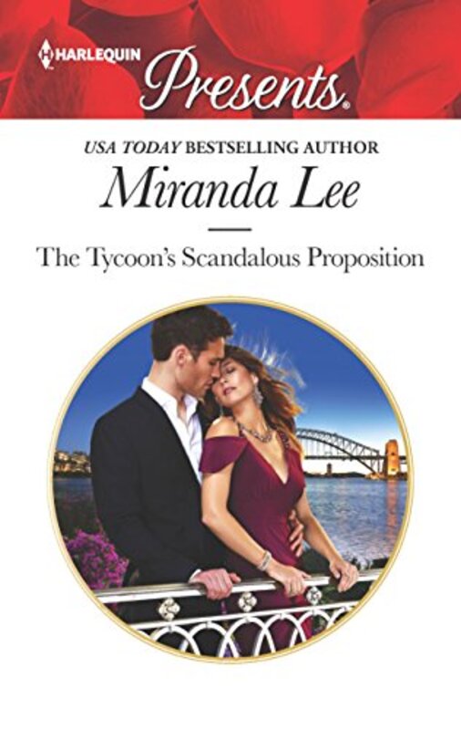 Book cover for "The Tycoon's Scandalous Proposition" by Miranda Lee
