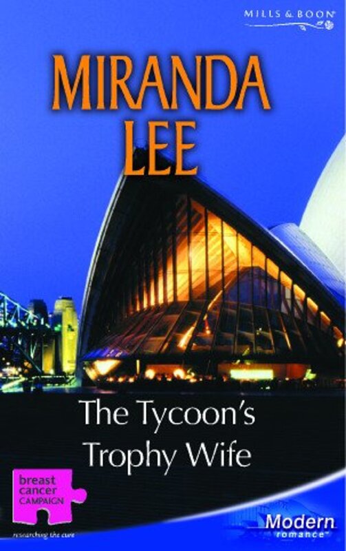 Book cover for "The Tycoon's Trophy Wife" by Miranda Lee