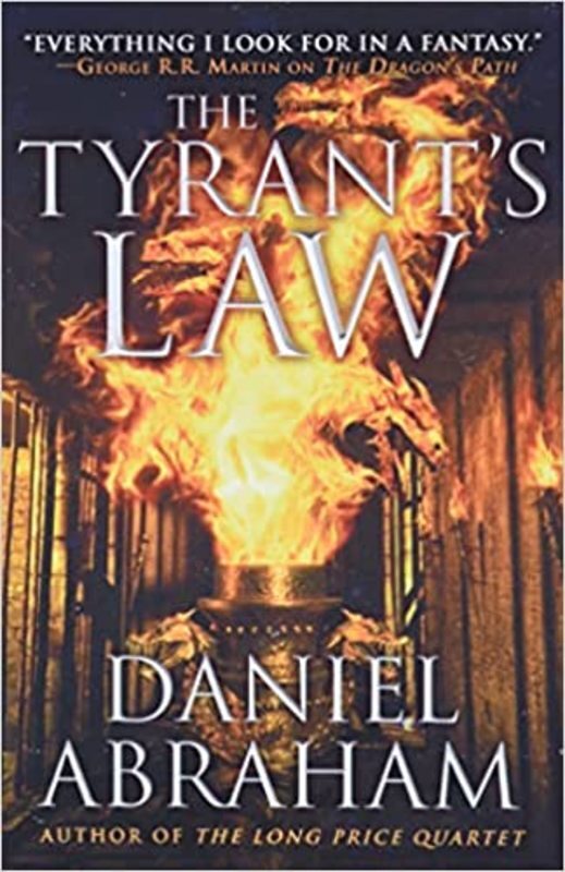 Book cover for "The Tyrant's Law" by Daniel Abraham