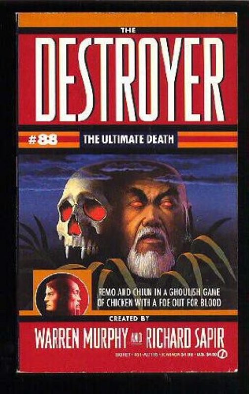 Book cover for "The Ultimate Death" by Warren Murphy