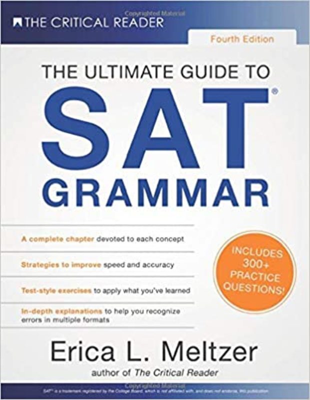 Book cover for "The Ultimate Guide to SAT Grammar" by Erica Lynn Meltzer