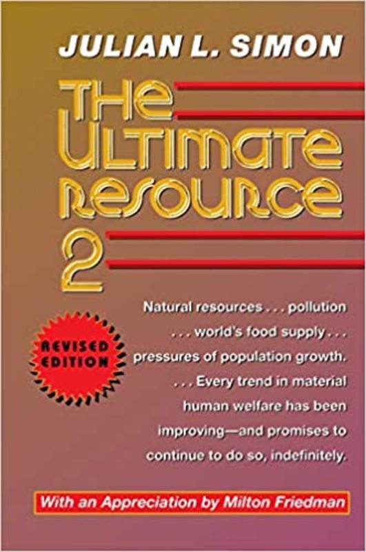 Book cover for "The Ultimate Resource 2" by Julian Lincoln Simon