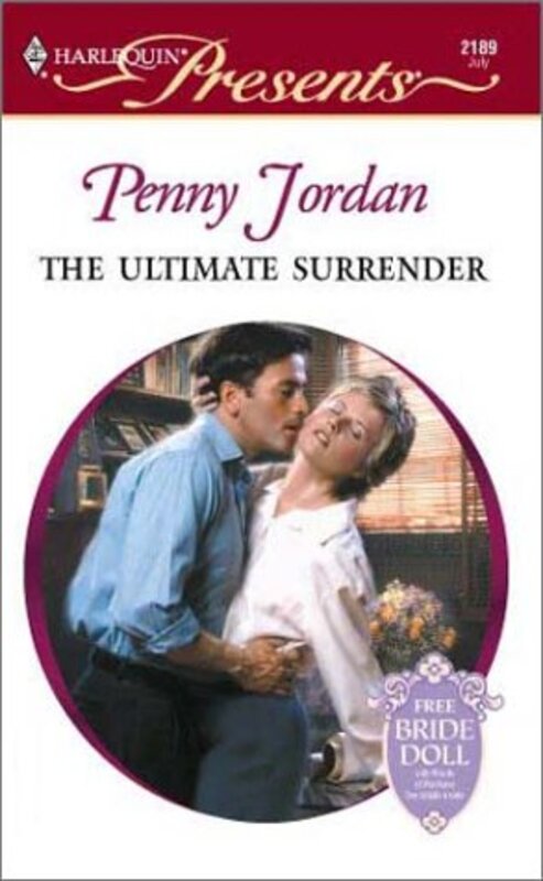 Book cover for "The Ultimate Surrender" by Penny Jordan