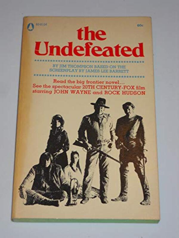 Book cover for "The Undefeated" by Jim Thompson
