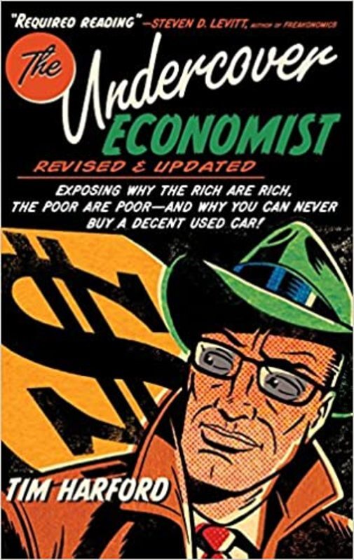 Book cover for "The Undercover Economist" by Tim Harford