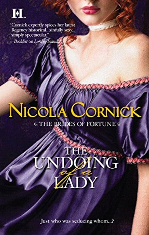 Book cover for "The Undoing of a Lady" by Nicola Cornick