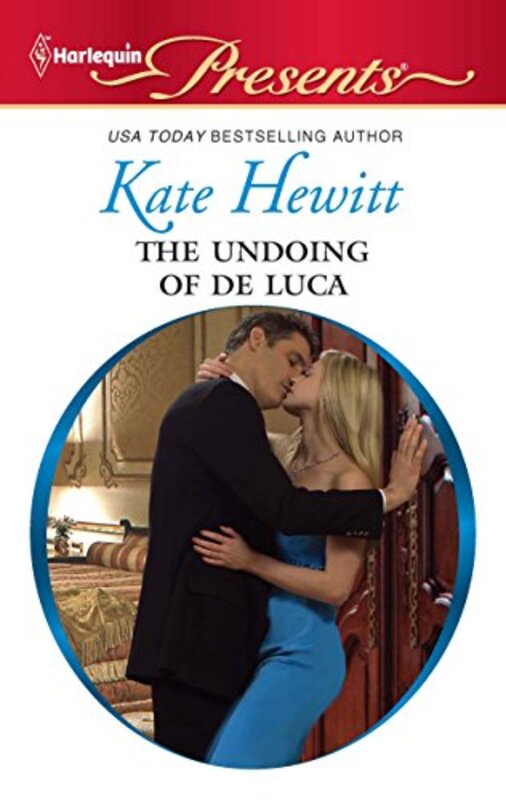 Book cover for "The Undoing of de Luca" by Kate Hewitt