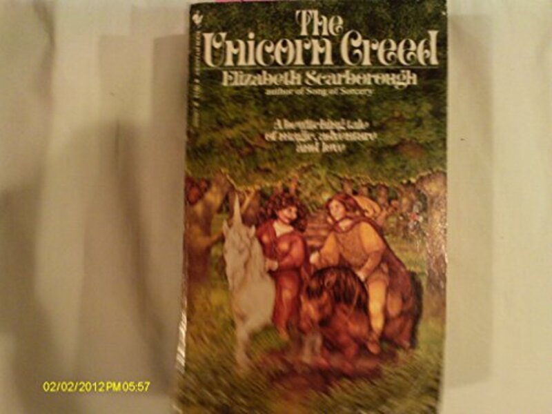 Book cover for "The Unicorn Creed" by Elizabeth Ann Scarborough