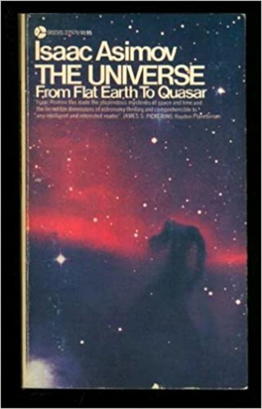 Book cover for "The Universe" by Isaac Asimov
