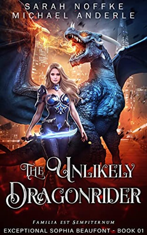 Book cover for "The Unlikely Dragonrider" by Sarah Noffke