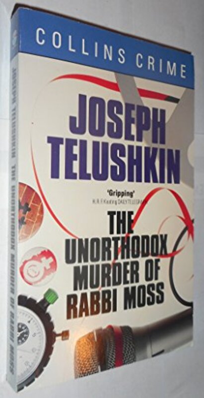 Book cover for "The Unorthodox Murder Of Rabbi Moss" by Joseph Telushkin