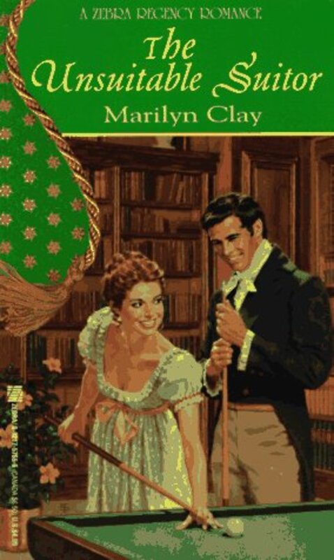 Book cover for "The Unsuitable Suitor" by Marilyn Clay