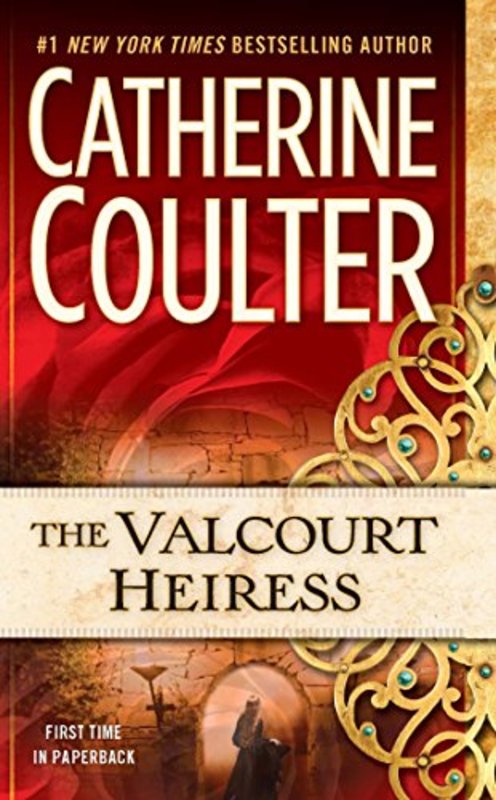 Book cover for "The Valcourt Heiress" by Catherine Coulter